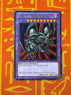 YUGIOH B. BLACK SKULL DRAGON RARE 1ST EDITION LIGHT PLAY LCJW-EN054 - Image 1