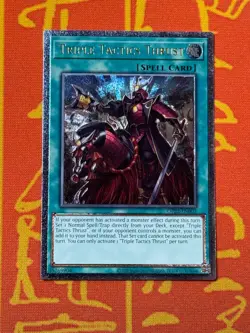 YUGIOH TRIPLE TACTICS THRUST ULTIMATE RARE NEAR MINT OP22-EN003 - Image 1