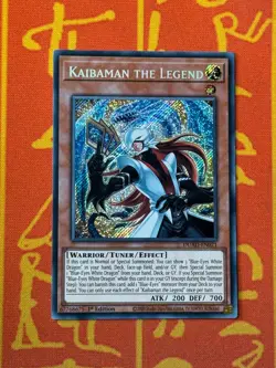 YUGIOH KAIBAMAN THE LEGEND SECRET RARE 1ST EDITION NM DUAD-EN021 - Image 1