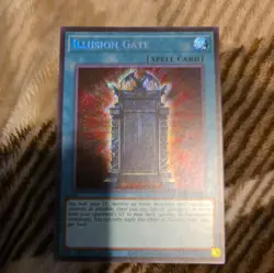 Yugioh Illusion Gate MZMU-EN023 Secret Rare 1st Edition Mint Condition - Image 2