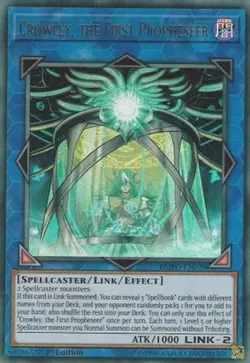 Yugioh - Crowley, the First Propheseer (Ultra Rare) (Unlimited) - DUPO-EN028 (P) - Image 1