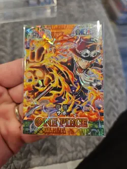 One Piece Trading Card Sabo Collector Thick Card Stock Holo SP - Image 1