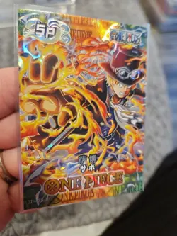 One Piece Trading Card Sabo Collector Thick Card Stock Holo SP - Image 4