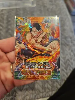 One Piece Trading Card Portgas D. Ace Collector Thick Card Stock Foil Holo SP - Image 1