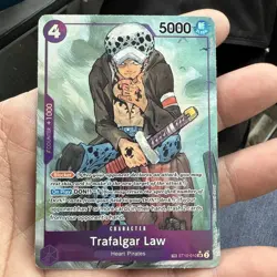 One Piece 500 Years in the Future Trafalgar Law Alternate Alt Art ST10-010 TR SR - Image 1