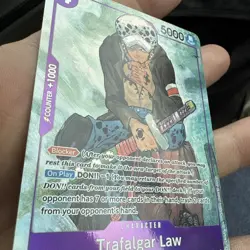 One Piece 500 Years in the Future Trafalgar Law Alternate Alt Art ST10-010 TR SR - Image 3