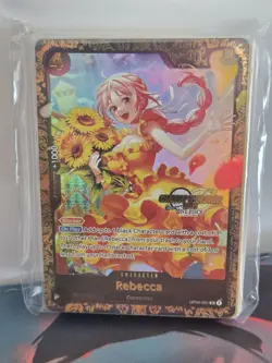🛑🛑proxy🛑🛑Rebecca One Piece 2024 Championship Top Prize Promo OP05-091 - Image 1