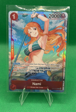One Piece CCG BETA Nami Alt Art Romance Dawn OP01-016 Pre-Errata 🔥 x1 - Image 1