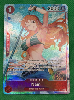 One Piece CCG BETA Nami Alt Art Romance Dawn OP01-016 Pre-Errata 🔥 x1 - Image 4