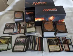 Magic the Gathering Card Bundle with Boxes & Die - Image 1