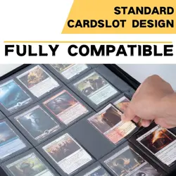 1000+ Pockets Trading Card Binder, 16Pocket Card Ablum Compatible with MTG Black - Image 3