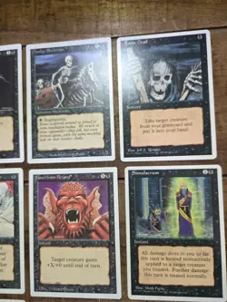 Black 4th Edition Lot of 12 Magic The Gathering LP - Image 4