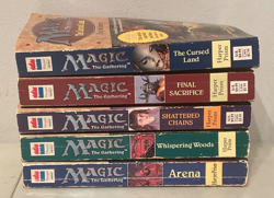 MAGIC the GATHERING Lot of 5 Vintage Paperback Novel Books 1994 1995 HarperPrism - Image 1