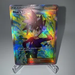 Pokemon TCG Blue's Tactics Full Art Trainer Holo Rare Unified Minds 231/236 - NM - Image 1