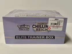 Pokemon TCG Sword Shield CHILLING REIGN Elite Training Box Sealed - Image 3