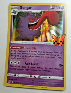 Gengar 057/198 Pokemon Chilling Reign (2021 Trick Or Trade Mini Set) Holo - NM - Image 1