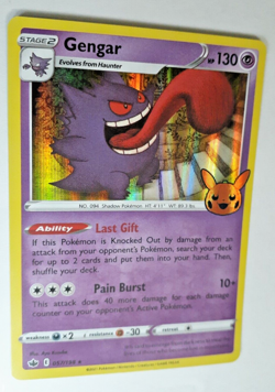 Gengar 057/198 Pokemon Chilling Reign (2021 Trick Or Trade Mini Set) Holo - NM - Image 3