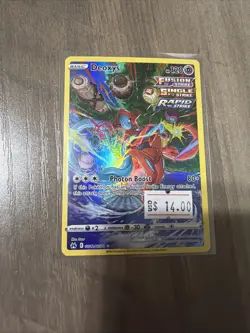 Deoxys GG12/GG70 Crown Zenith Ultra Rare Full Art Holo Pokemon TCG Card NM - Image 1