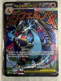 Pokemon TCG Mega Charizard X EX Promo Holo Card Me: Mega Evolution 023 SEALED - Image 2