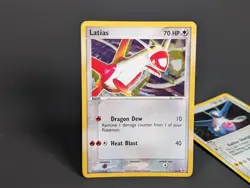 PAIR Latias & Latios SET of 2 cards Holo 4/10 & 2/10 2004 Pokemon TCG EX - Image 4