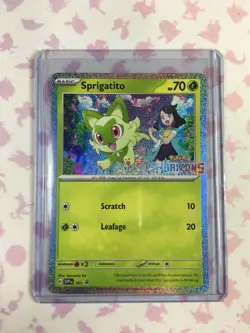 Sprigatito 191 Horizons Stamped Black Star Promo NM Scarlet & Violet Pokemon - Image 1