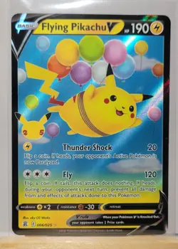 Flying Pikachu V 006/025 Celebrations NM Ultra Rare Pokemon Card - Image 1