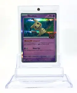 Case & Stand Included Pokemon 2023 Trick Or Trade Mimikyu Holo Halloween 097/193 - Image 1