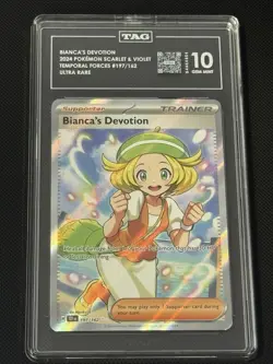 TAG 10 Bianca's Devotion Ultra Rare Pokemon Temporal Forces - Image 1