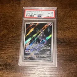 2023 POKEMON SVP EN-SV BLACK STAR PROMO 151 ULTRA-PREM COLL #052 MEWTWO PSA 8 - Image 1