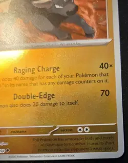 Paldean Tauros 048/094 Reverse Holo Uncommon Phantasmal Flames Pokemon TCG - Image 5