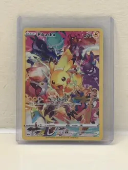 Pokemon Near Mint Pikachu Secret Rare 160/159 Crown Zenith Holo - Image 1