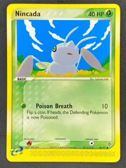 Pokemon Nincada 66/97 DR EX Dragon LP/NM - Image 1