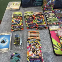 Pokemon TCG Phantasmal Flames - Complete Base Master Set 1-94 EX, Holo, Rev Holo - Image 3
