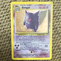 Pokemon TCG Gengar Expedition 11/110 Holo Rare 2002 English 80 HP - Image 1