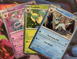 Leafeon Glaceon Sylveon Black Star Promo Set Pokemon 170 171 172 - Near Mint! - Image 1