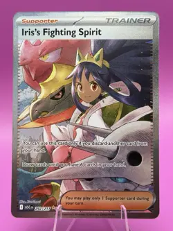 Pokemon TCG Iris's Fighting Spirit Holo - 292/217 - Ascended Heroes! Mint/N Mint - Image 1