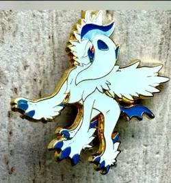 Official TCG 2015 Pokemon Mega Absol Collector’s Pin Gold Tone - Image 1