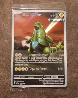 Iron Thorns #098 Pokemon Temporal Forces ETB Promo - NM sealed - Image 1