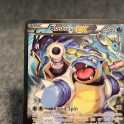 Pokemon TCG, Blastoise EX XY122 Black star promo Holo, LP - Image 2