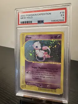 Mew Holo 19/165 Expedition Pokemon PSA 5 EX - Image 2