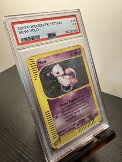 Mew Holo 19/165 Expedition Pokemon PSA 5 EX - Image 4