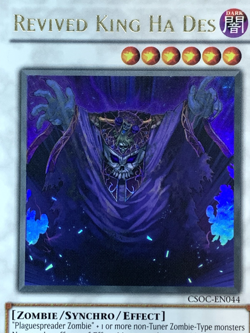 yugioh Revived King Ha Des CSOC-EN044 Ultra Rare Unlimited Ed Near Mint - Image 2