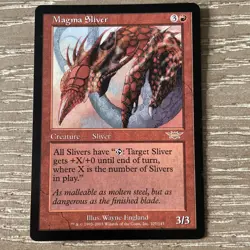 Magma Sliver Legions NM MTG Magic: the Gathering - Image 1