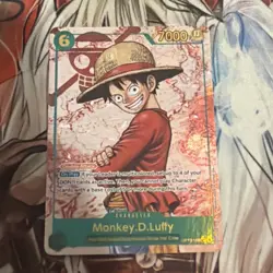 Monkey.D.Luffy OP13-118 SEC Alt Art One Piece TCG English Near Mint - Image 1