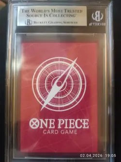 MONKEY D. LUFFY BVB X ONE PIECE MATCH DAY '25 ONE PIECE PROMOS 003 BGS 9 - Image 2