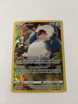 Pokemon TCG Snorlax Trainer Gallery TG10/TG30 Lost Origin Holo Ultra Rare NM - Image 1