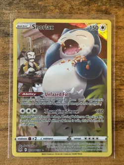 Pokemon TCG Snorlax TG10/TG30 Lost Origin Trainer Gallery Holo Ultra Rare NM - Image 3