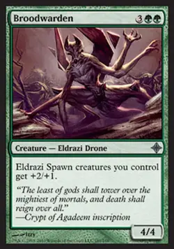 Broodwarden - Medium Play MTG Rise of the Eldrazi - Image 1