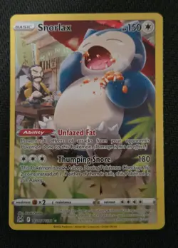 Pokemon TCG Snorlax Lost Origin Trainer Gallery TG10/TG30 Holo Ultra Rare NM - Image 3