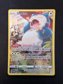 Pokemon TCG Snorlax TG10/TG30 Lost Origin Trainer Gallery Holo Ultra Rare NM - Image 1